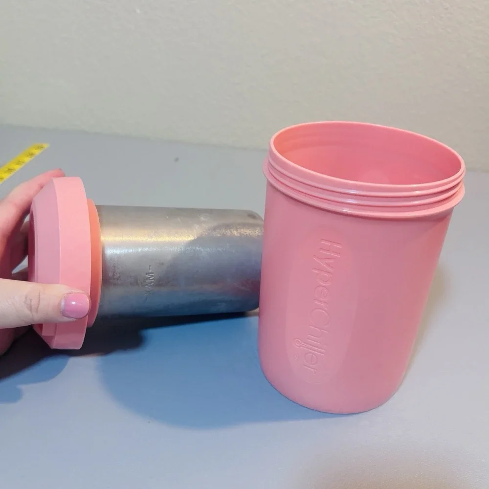 HyperChiller Pink HC2 Instant Iced Coffee Cooler Ready in 1 Minute Easy To Use